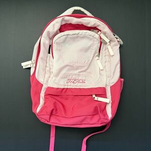 Jansport Two-Tone Pink Backpack